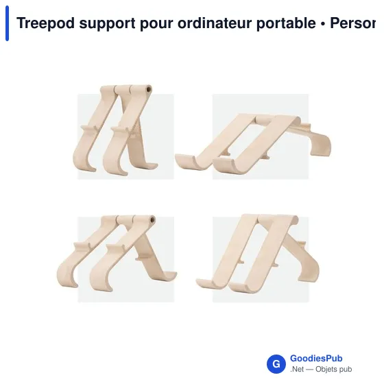 Support pour ordinateur portable personnalisable Treepod avec logo - Image 8