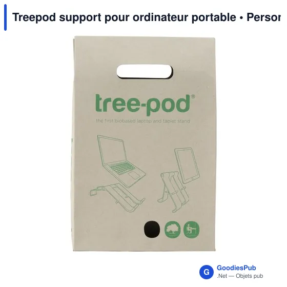 Support pour ordinateur portable personnalisable Treepod avec logo - Image 9