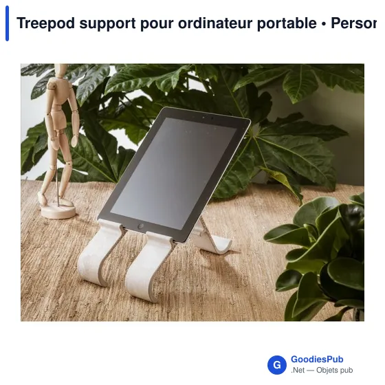 Support pour ordinateur portable personnalisable Treepod avec logo - Image 10