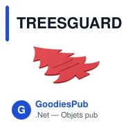 TREESGUARD 4 portes couverts feutre RPET - Miniature 2