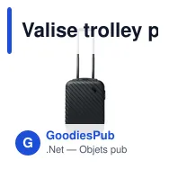 Valise trolley personnalisable TREMONT avec logo - 4 roues - Miniature 11