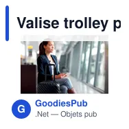 Valise trolley personnalisable TREMONT avec logo - 4 roues - Miniature 12