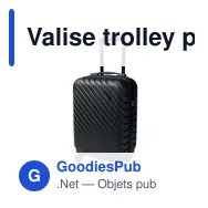 Valise trolley personnalisable TREMONT avec logo - 4 roues - Miniature 3