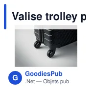 Valise trolley personnalisable TREMONT avec logo - 4 roues - Miniature 5