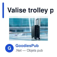 Valise trolley personnalisable TREMONT avec logo - 4 roues - Miniature 6