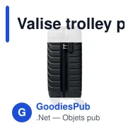 Valise trolley personnalisable TREMONT avec logo - 4 roues - Miniature 9