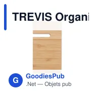 TREVIS Organiseur en bambou - Miniature 4