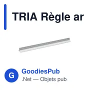 TRIA Règle architecte de 30cm - Miniature 3