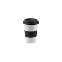 Variante gris - TRIBECA Mug céramique avec silicone