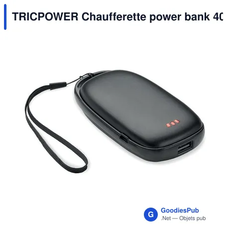 TRICPOWER Chaufferette power bank 4000mAh