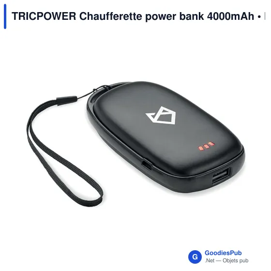 TRICPOWER Chaufferette power bank 4000mAh - Image 2