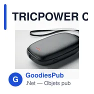 TRICPOWER Chaufferette power bank 4000mAh - Miniature 3
