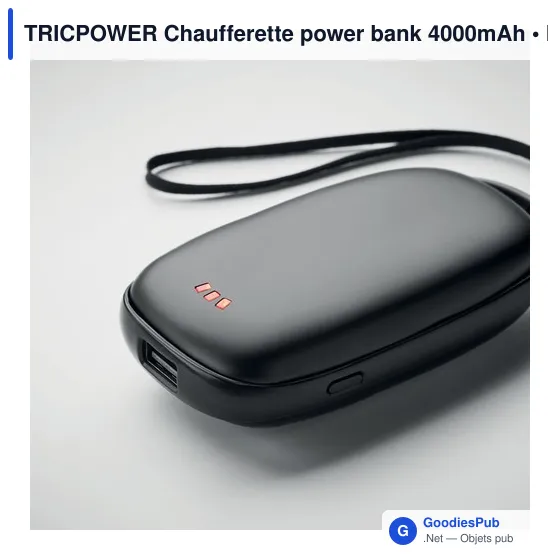 TRICPOWER Chaufferette power bank 4000mAh - Image 3