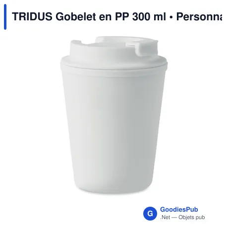 TRIDUS Gobelet en PP 300 ml