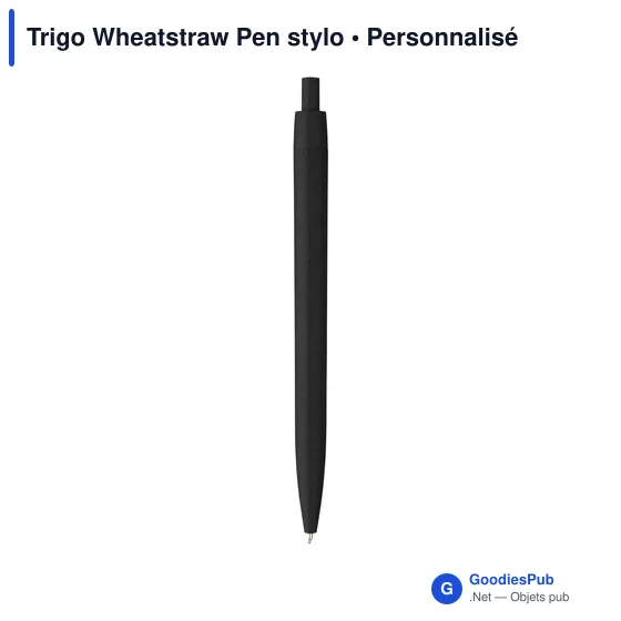 Stylo à bille personnalisable en paille de blé avec logo - Trigo Wheatstraw Pen - Image 12