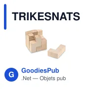 TRIKESNATS Puzzle en bois dans un sac - Miniature 2