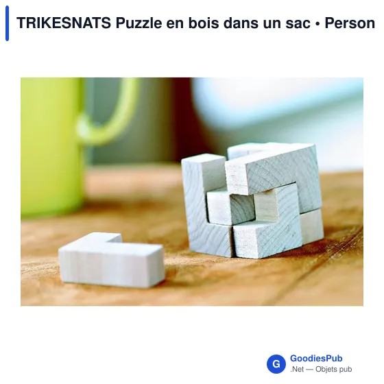 TRIKESNATS Puzzle en bois dans un sac - Image 4