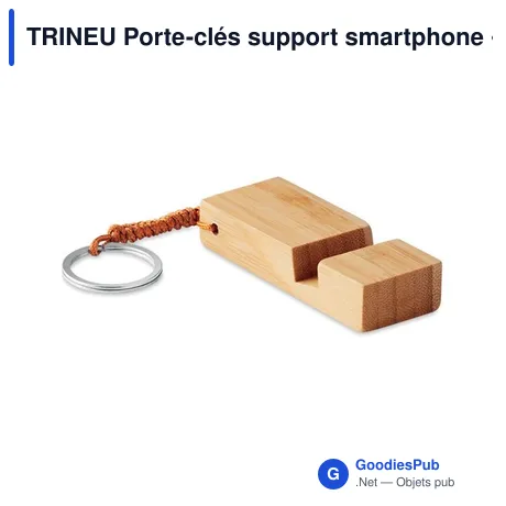 TRINEU Porte-clés support smartphone