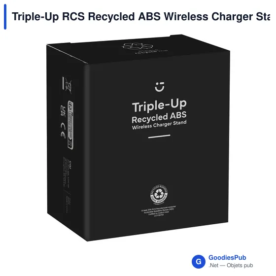Chargeur sans fil personnalisable Triple-Up RCS avec logo - Image 5
