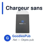 Chargeur sans fil personnalisable Triple-Up RCS avec logo - Miniature 9