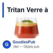 Verre à eau/vin personnalisable en Tritan avec logo - HappyGlass - Miniature 3