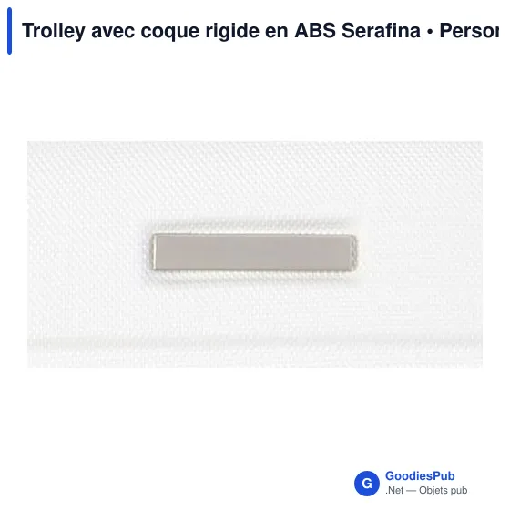 Trolley personnalisable en ABS Serafina avec logo - Image 5