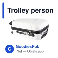 Trolley personnalisable en ABS Serafina avec logo - Miniature 6