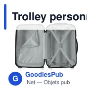Trolley personnalisable en ABS Serafina avec logo - Miniature 7