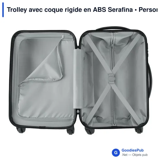 Trolley personnalisable en ABS Serafina avec logo - Image 7