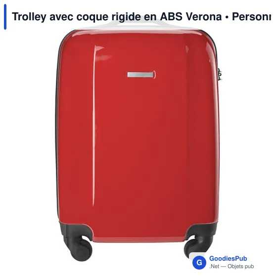 Trolley personnalisable avec coque rigide en ABS - Veronaavec logo - Image 2
