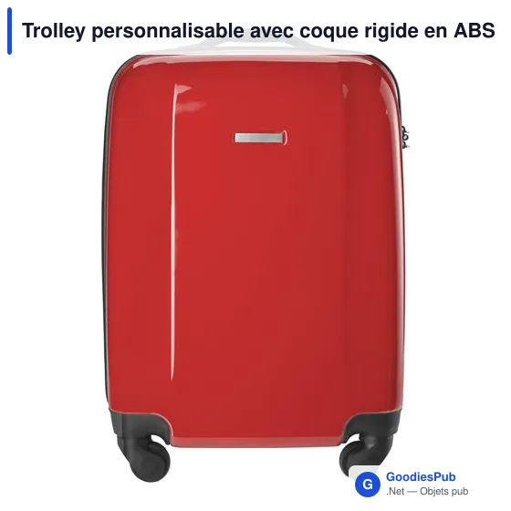 Trolley personnalisable avec coque rigide en ABS - Veronaavec logo - Image 11