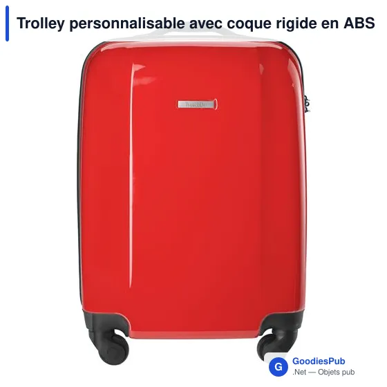 Trolley personnalisable avec coque rigide en ABS - Veronaavec logo - Image 9
