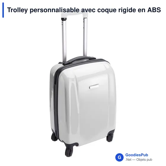 Trolley personnalisable avec coque rigide en ABS - Veronaavec logo - Image 10