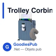 Trolley personnalisable Corbin avec logo pour vos voyages d'affaires - Miniature 4