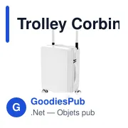 Trolley personnalisable Corbin avec logo pour vos voyages d'affaires - Miniature 7