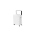 Variante blanc - Trolley personnalisable Corbin avec logo pour vos voyages d'affaires