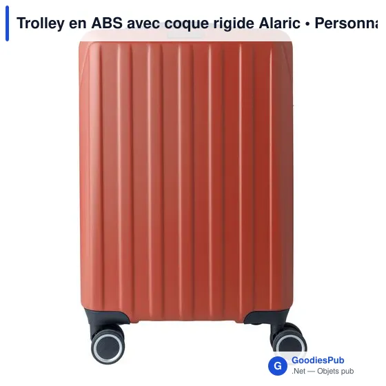 Trolley personnalisable en ABS avec coque rigide - Alaricavec logo - Image 1