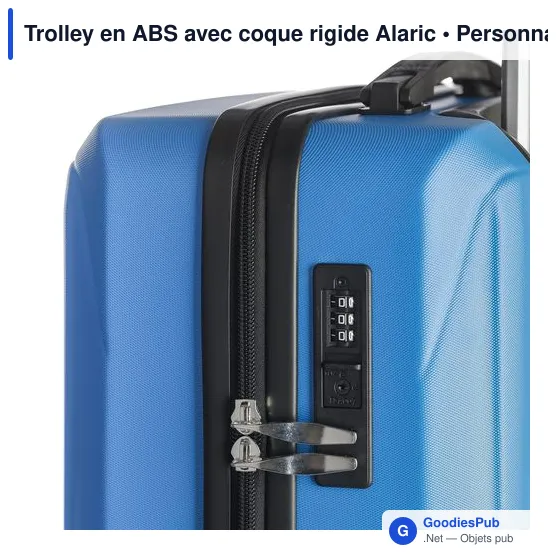 Trolley personnalisable en ABS avec coque rigide - Alaricavec logo - Image 11