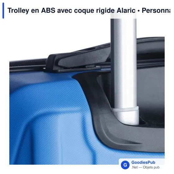 Trolley personnalisable en ABS avec coque rigide - Alaricavec logo - Image 12