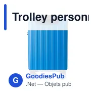 Trolley personnalisable en ABS avec coque rigide - Alaricavec logo - Miniature 5
