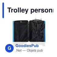 Trolley personnalisable en ABS avec coque rigide - Alaricavec logo - Miniature 6