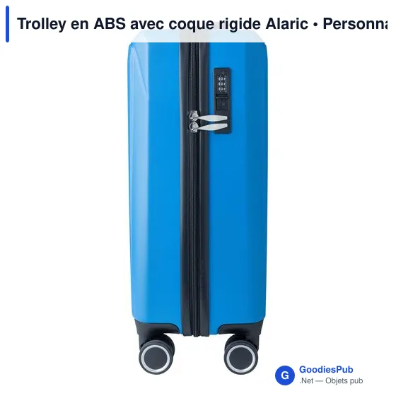Trolley personnalisable en ABS avec coque rigide - Alaricavec logo - Image 7
