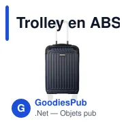 Trolley en ABS personnalisable avec logo - Modèle Elke - Miniature 4