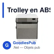 Trolley en ABS Ulf - Miniature 1