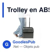 Trolley en ABS Ulf - Miniature 3