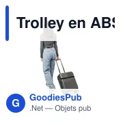 Trolley en ABS Ulf - Miniature 4