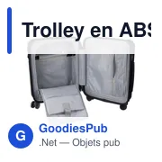 Trolley en ABS Ulf - Miniature 8