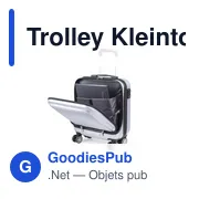 Trolley personnalisable avec logo pour entreprises - Kleintor - Miniature 3
