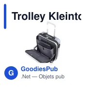 Trolley personnalisable avec logo pour entreprises - Kleintor - Miniature 4