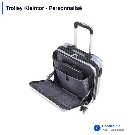 Trolley personnalisable avec logo pour entreprises - Kleintor - Image 4